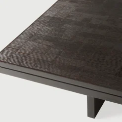 Table basse Grooves - Teck off Noir