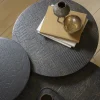 Table basse Luna - Lava Linear - Whisky - Ø 80 x h 35 cm