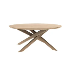 Table basse Mikado Chêne Ronde