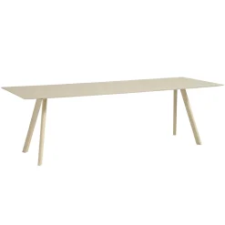 Table CPH30 Chêne laqué mat & Plateau Chêne - 250 x 90 x 74 cm