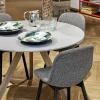 Table CPH20 Ronde Chêne & Linoleum - Crème