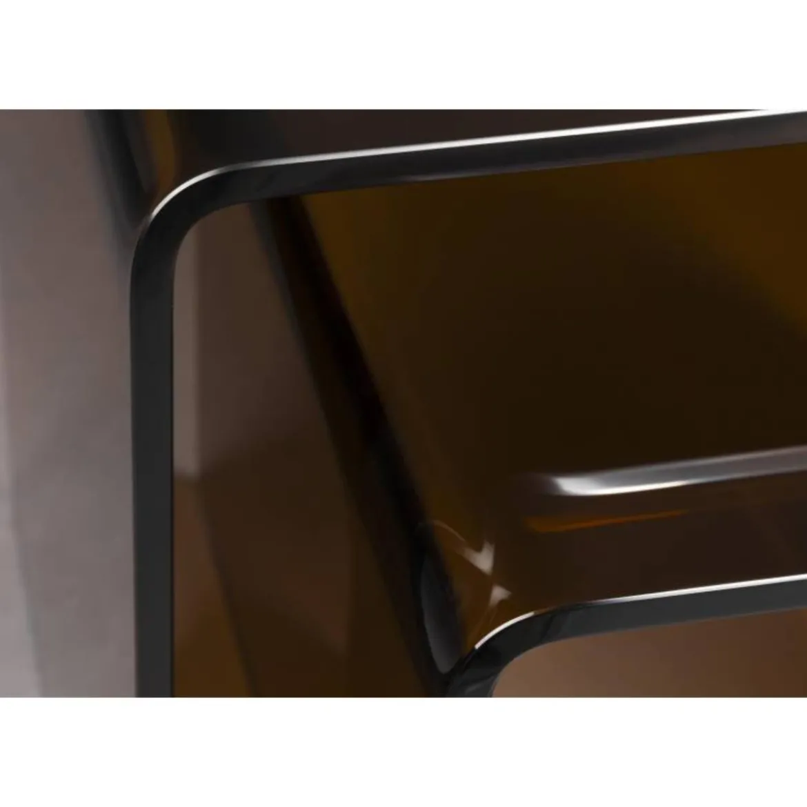 Table d'appoint Vetro Set de 2 - Brown