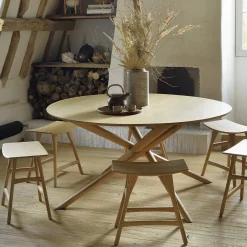 Tabouret Osso en chêne