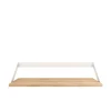 Étagère Ribbon en chêne et métal blanc - L 70 cm