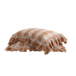 Taie d'oreiller - Boho Lin Lavé Cottage - Terracotta 30x40 cm
