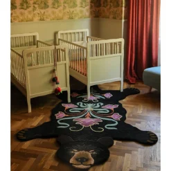 Tapis Blooming Black Bear XL