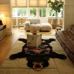 Tapis Blooming Black Bear XL