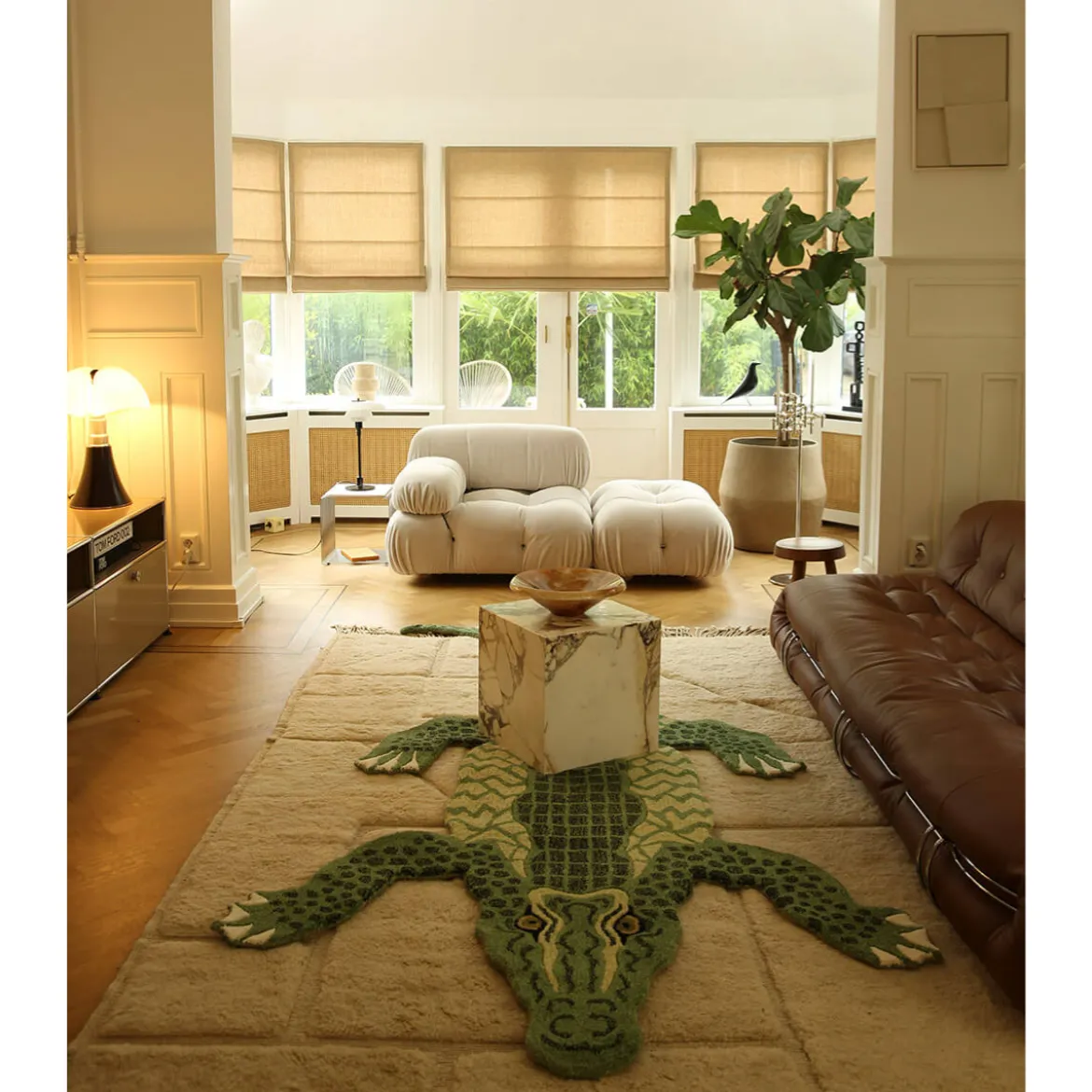 Tapis Coolio Crocodile XL
