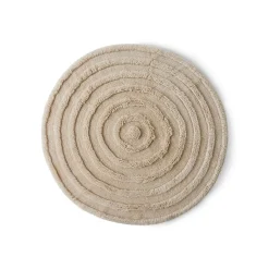 Tapis rond - Crème