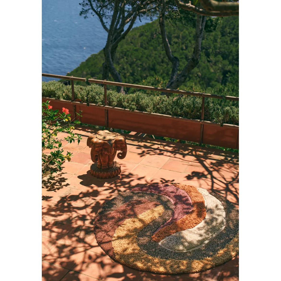 Tapis Rond Tufte - Mélangé ø150cm