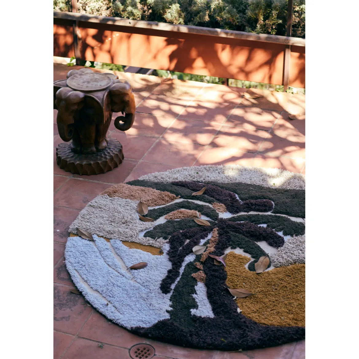 Tapis Rond Tufte - Palm Beach ø150cm