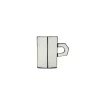 Tasse Carte blanche Double Espresso Black & White