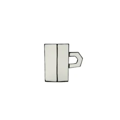 Tasse Carte blanche Double Espresso Black & White