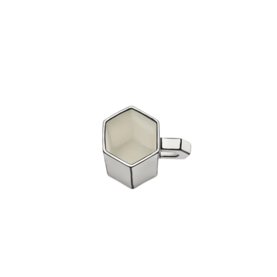 Tasse Carte blanche Double Espresso Black & White