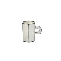 Tasse Carte blanche Double Espresso Black & White