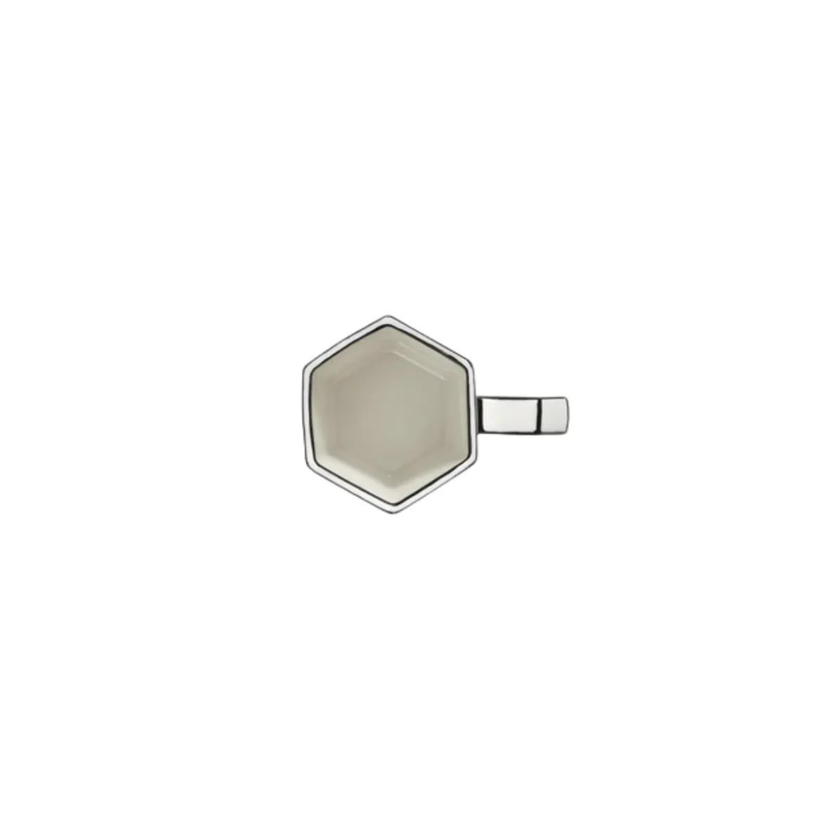 Tasse Carte blanche Double Espresso Black & White