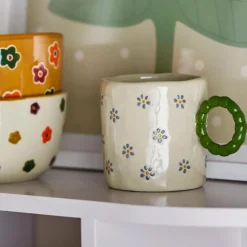 Tasse Doretha Grès Blanc