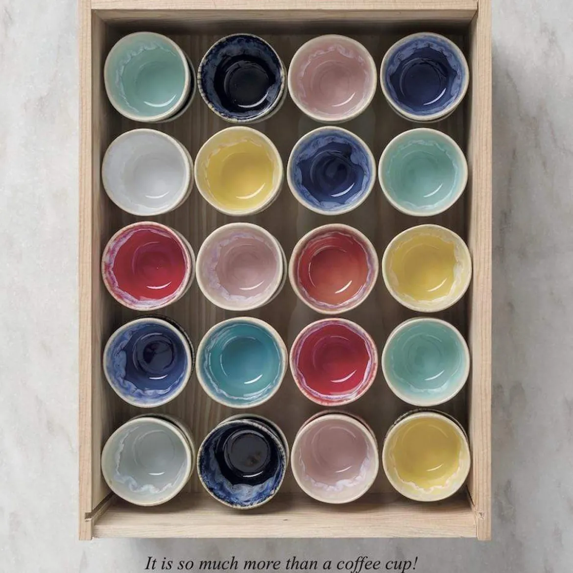 Tasse Grespresso en grès céramique - Rose clair