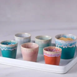 Tasse Grespresso en grès céramique - Rose clair