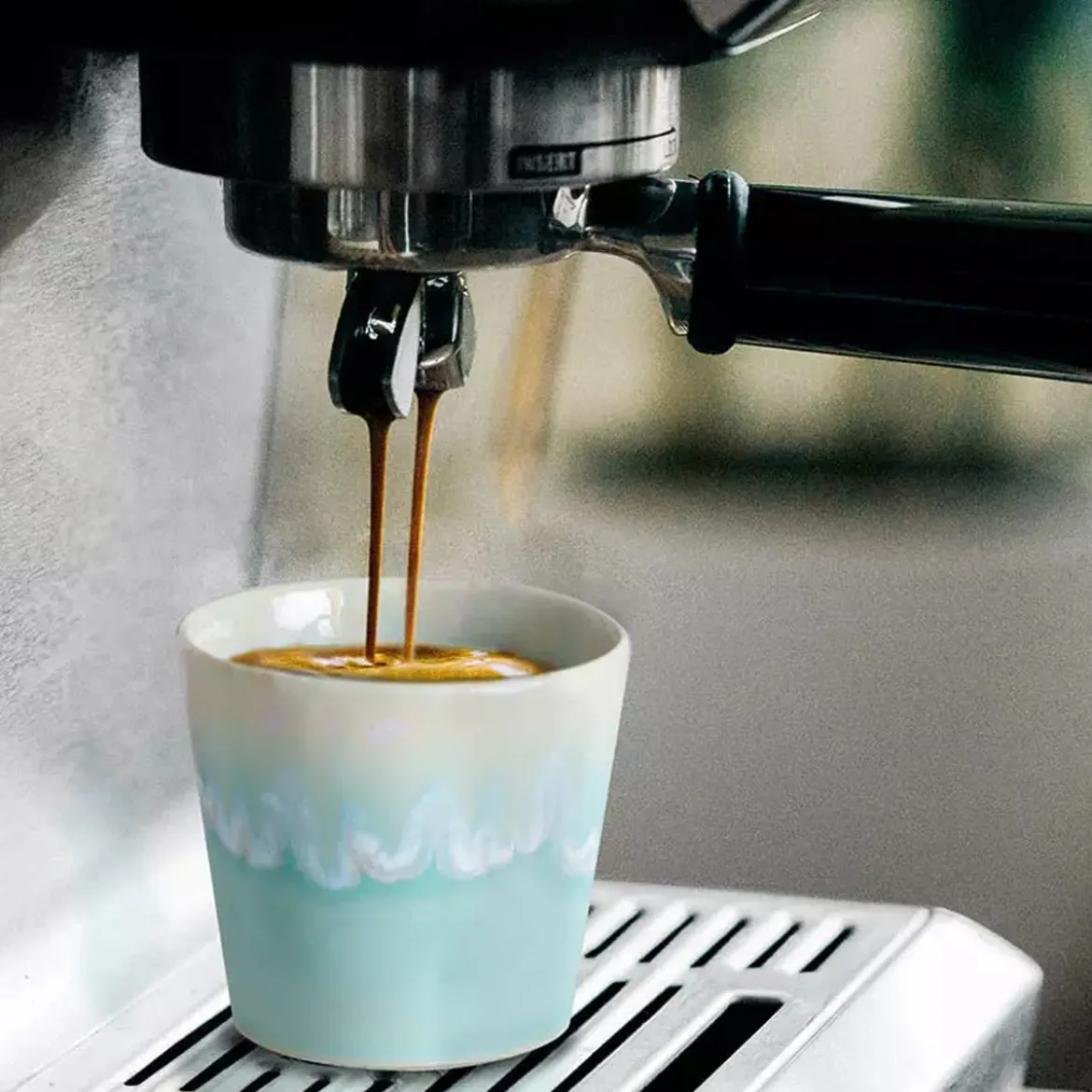 Tasse Grespresso en grès céramique - Aqua
