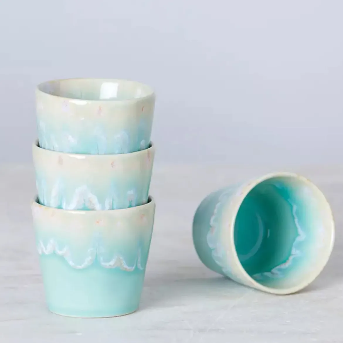 Tasse Grespresso en grès céramique - Aqua