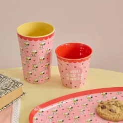 Tasse Snoopy en mélamine - Pink Tall 400 ml
