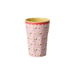 Tasse Snoopy en mélamine - Pink Tall 400 ml