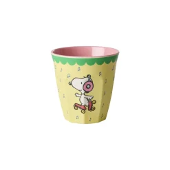 Tasse Snoopy en mélamine - Yellow M 250 ml