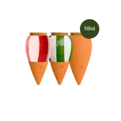 Trio Mini Diffuseur d'eau naturel Mini Ollas - Les rayés