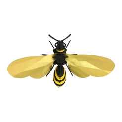 Trophée Origami Guêpe - Ailes dorées