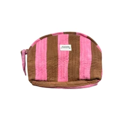 Trousse de maquillage rayée Malabar