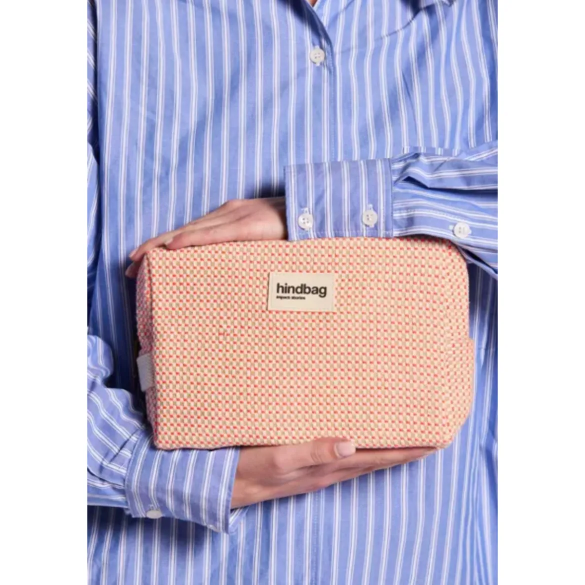 Trousse de toilette - Léon Tressage Corail
