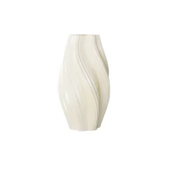 Vase 3D Printed Hot Ice Cream Perle Blanc - 25 cm