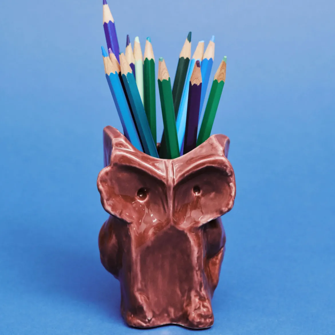 Vase Hibou After Midnight - Aubergine