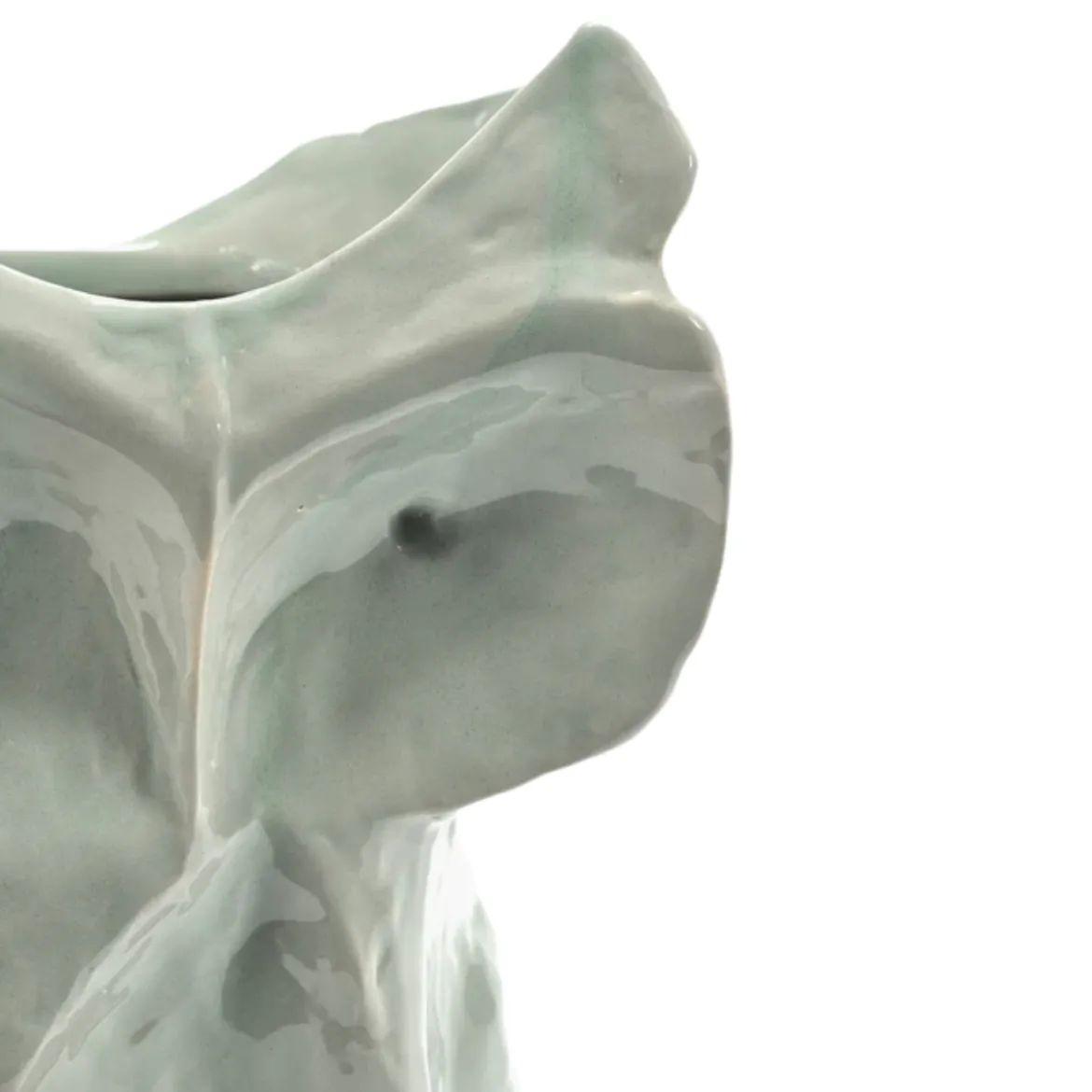 Vase Hibou After Midnight - Bleu Clair