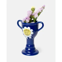 Vase Trophy World's Best Dad - Blue XS