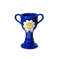 Vase Trophy World's Best Dad - Blue XS