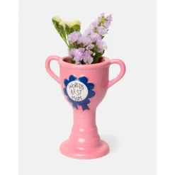 Vase Trophy World's Best Mom - Pink XS