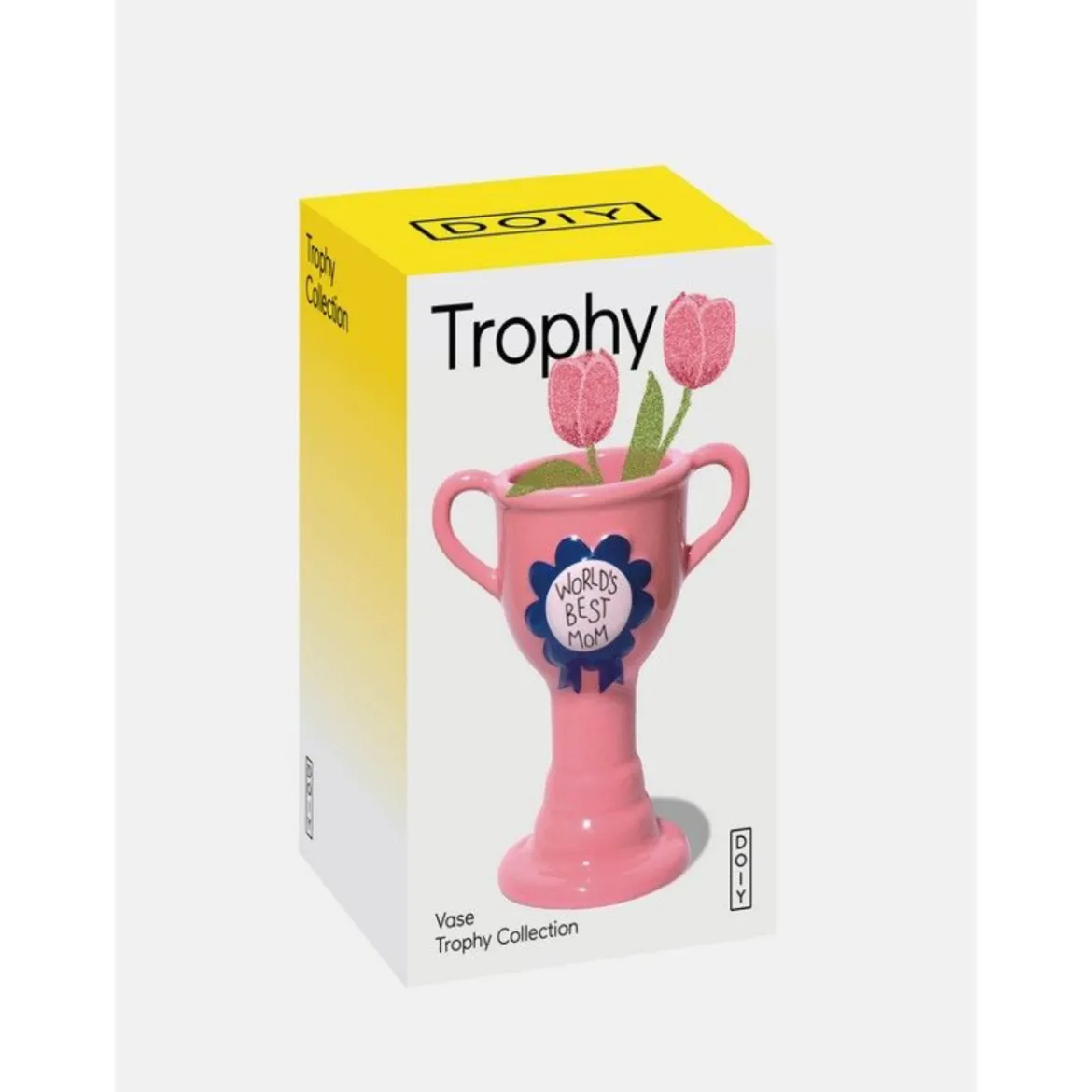 Vase Trophy World's Best Mom - Pink XS