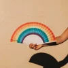 Éventail Arc-en-ciel