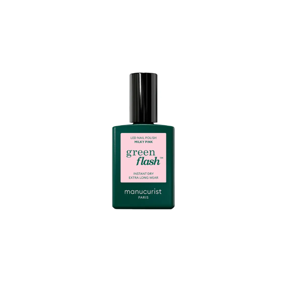 Vernis Semi-permanent LED Green Flash™ - Milky Pink - 15 ml