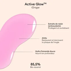 Vernis soin - Active Glow Grape