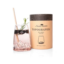 Verre topographic Mont Blanc